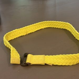 Boys crewcuts neon yellow belt. Totally adorable for summer L/XL. J Crew